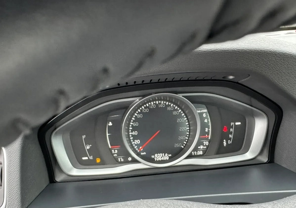 Volvo S60 cena 63000 przebieg: 106500, rok produkcji 2016 z Dobra małe 172